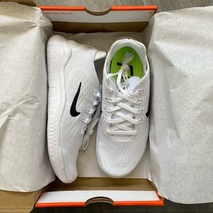 NWT White Nike Free Rn Running Shoes 2018